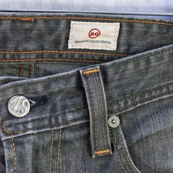 Adriano Goldschmied Size 32 light wash stretch straight leg jeans - Picture 10 of 15